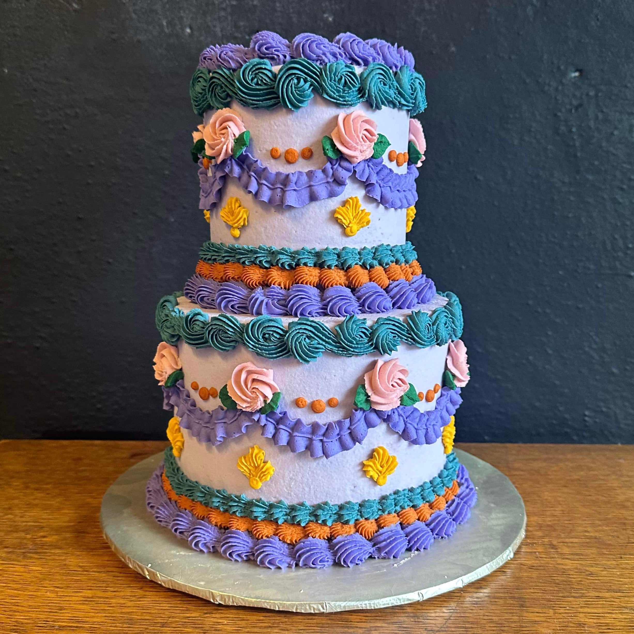 Custom Plus Cake Example