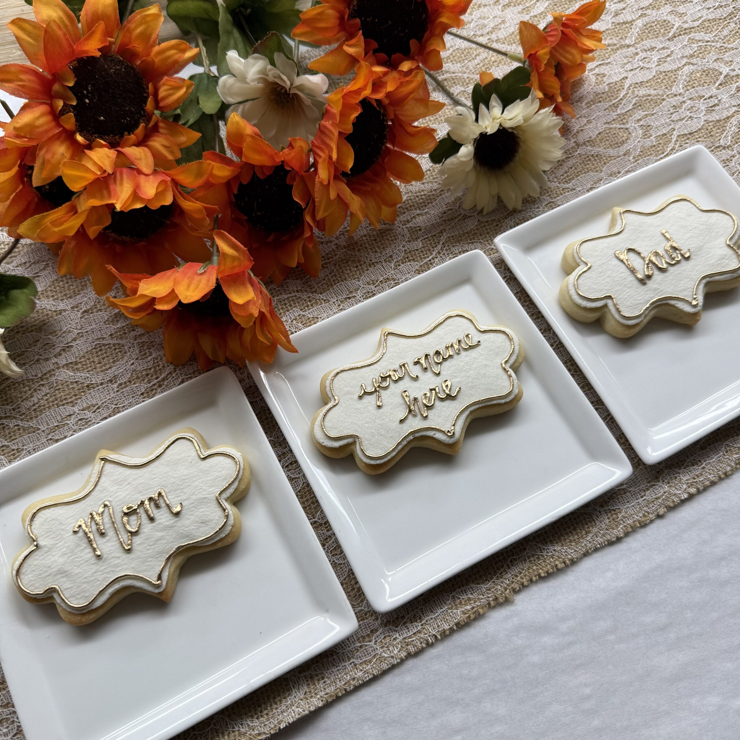 IMG_3390 personalized pumpkin shaped sugar cookies